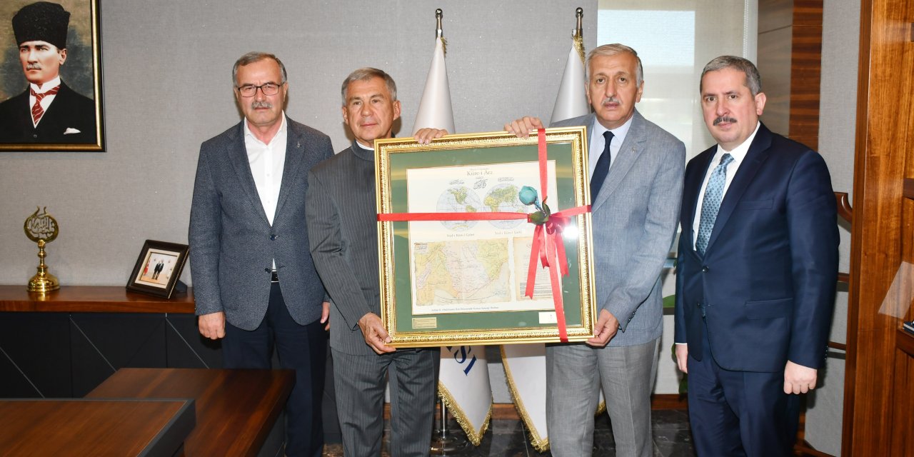 Tataristan Cumhurbaşkanı Konya’da