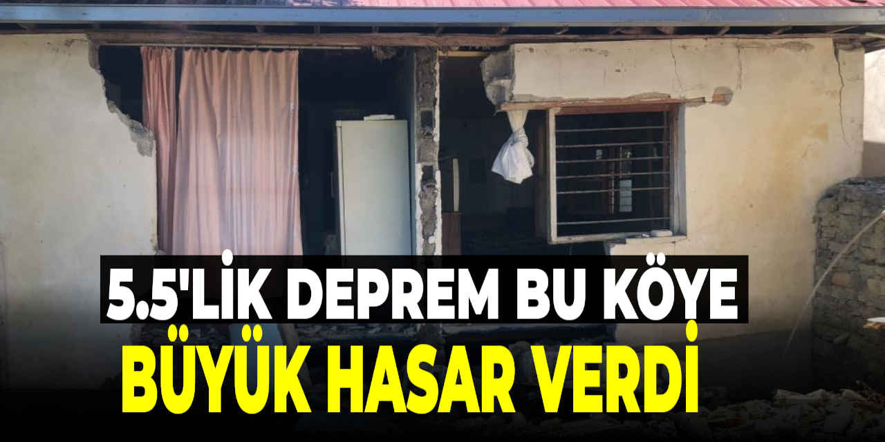 Adana'daki Deprem Bu Köye Büyük Hasar Verdi