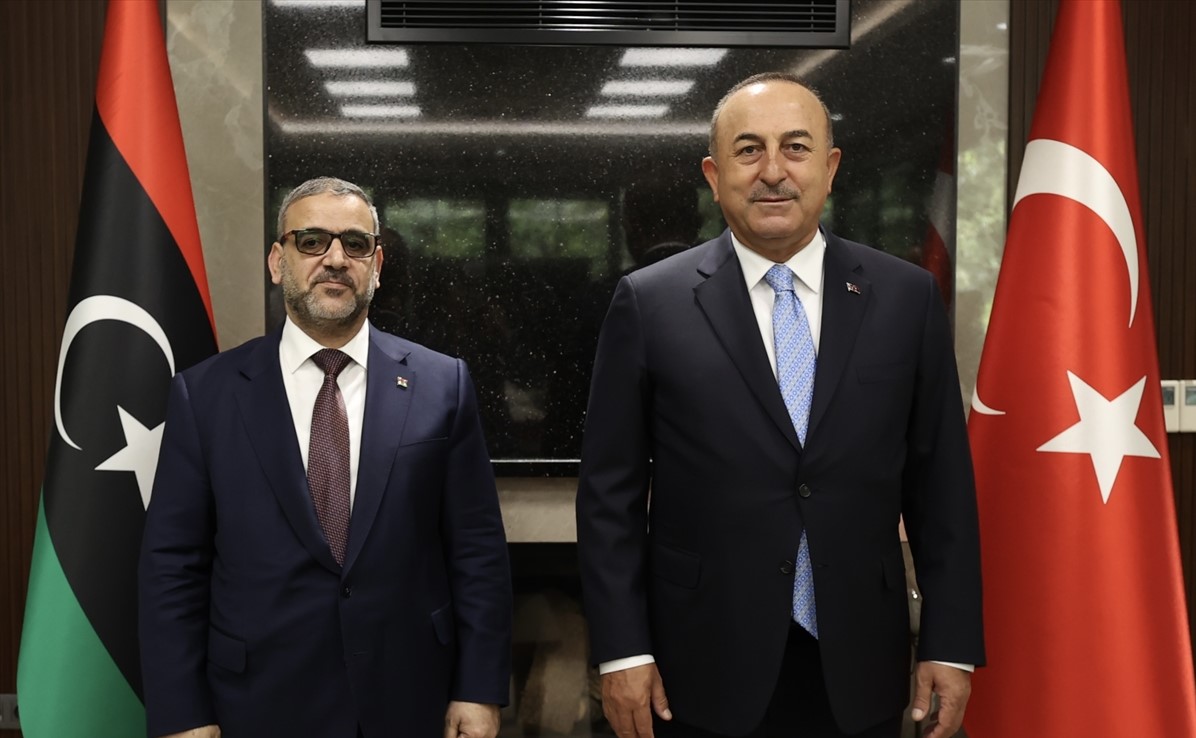Dışişleri Bakanı Çavuşoğlu, Libya Yüksek Devlet Konseyi Başkanı Meşri İle Görüştü