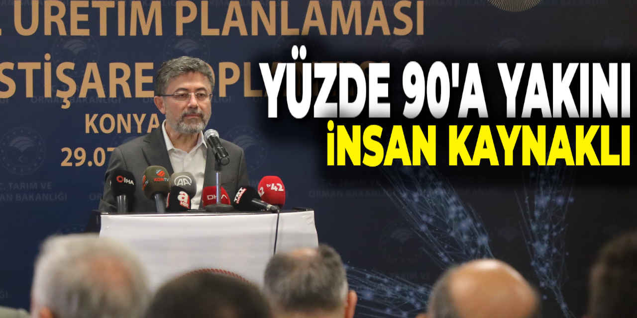 Bakan Yumaklı, “Yangınların çıkış sebeplerinin yüzde 90'a yakını insan kaynaklı”