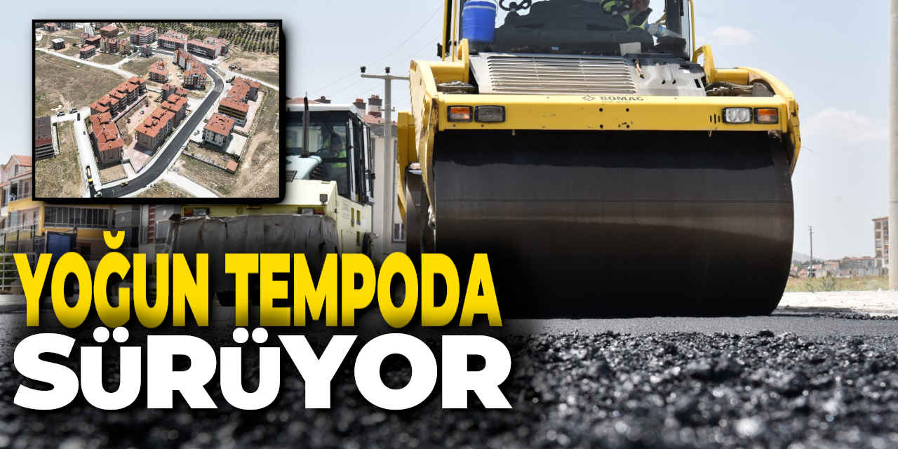 Selçuklu Belediyesi'nde Asfalt Çalışmaları Yoğun Tempoda Sürüyor