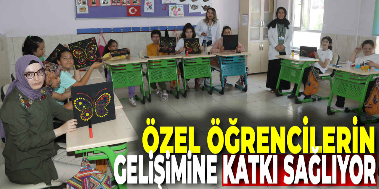 Özel Öğrencilerin Gelişimine Katkı Sağlıyor