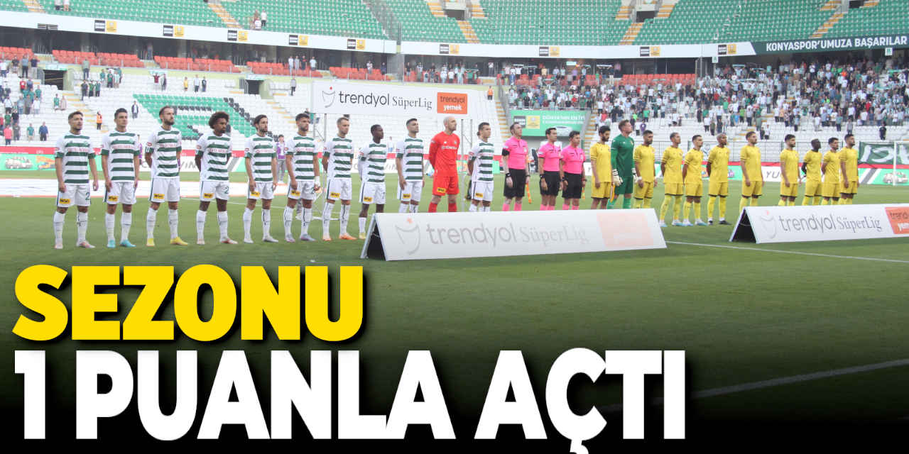 Konyaspor, sezonu 1 puanla açtı: T.Konyaspor 1-1 İstanbulspor