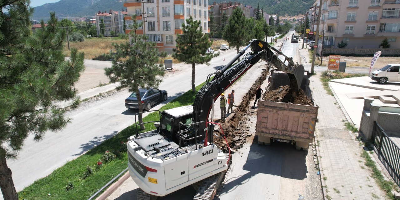 Konya Büyükşehir Akşehir’in Su Şebekesini Yeniliyor
