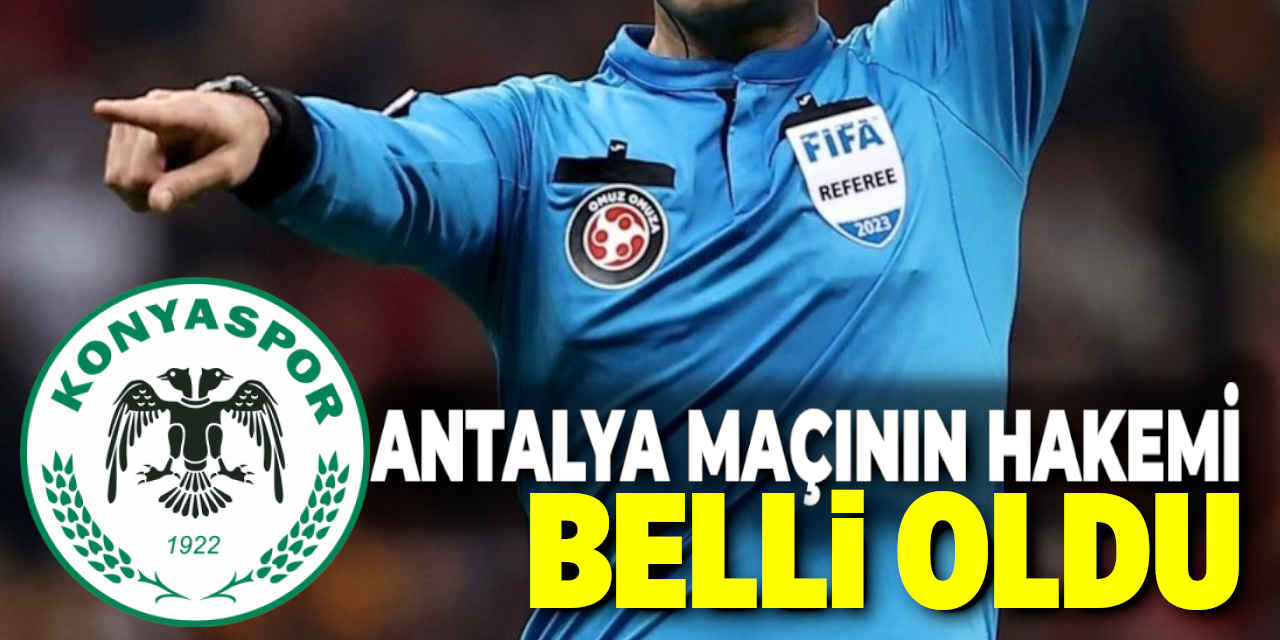 Antalyaspor Maçının Hakemi Belli Oldu