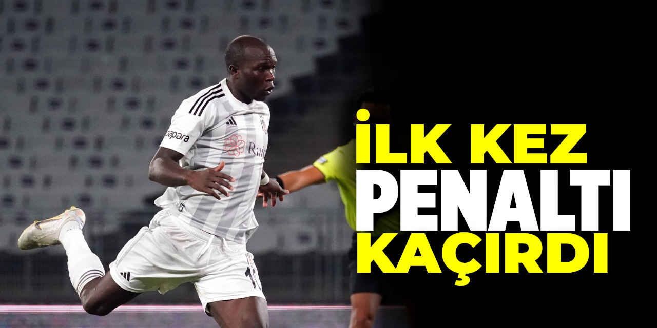 Süper Lig'de ilk kez penaltı kaçırdı