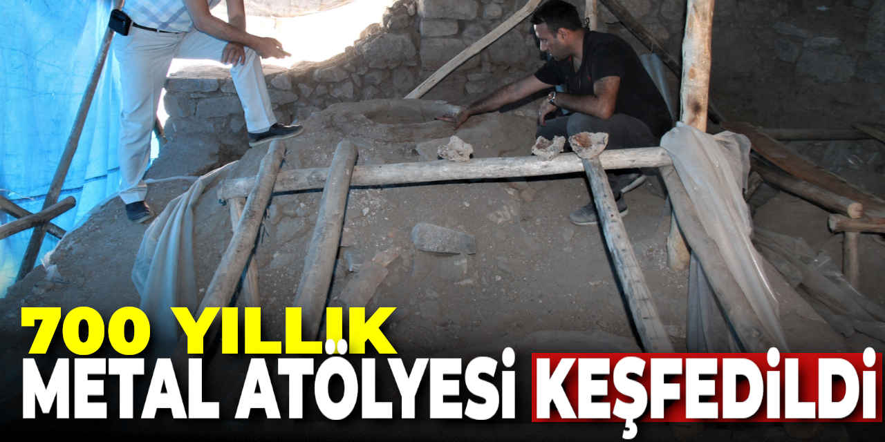 700 yıllık metal atölyesi keşfedildi