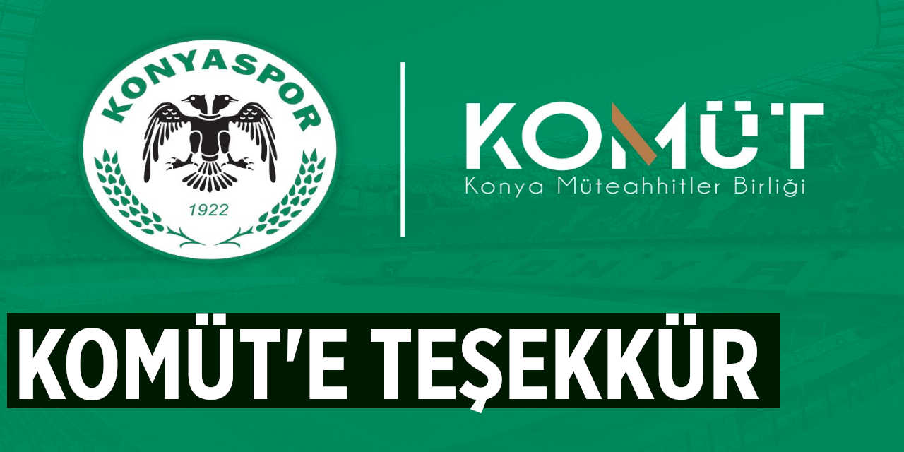 Deplasman masraflarını karşılayan KOMÜT'e teşekkür