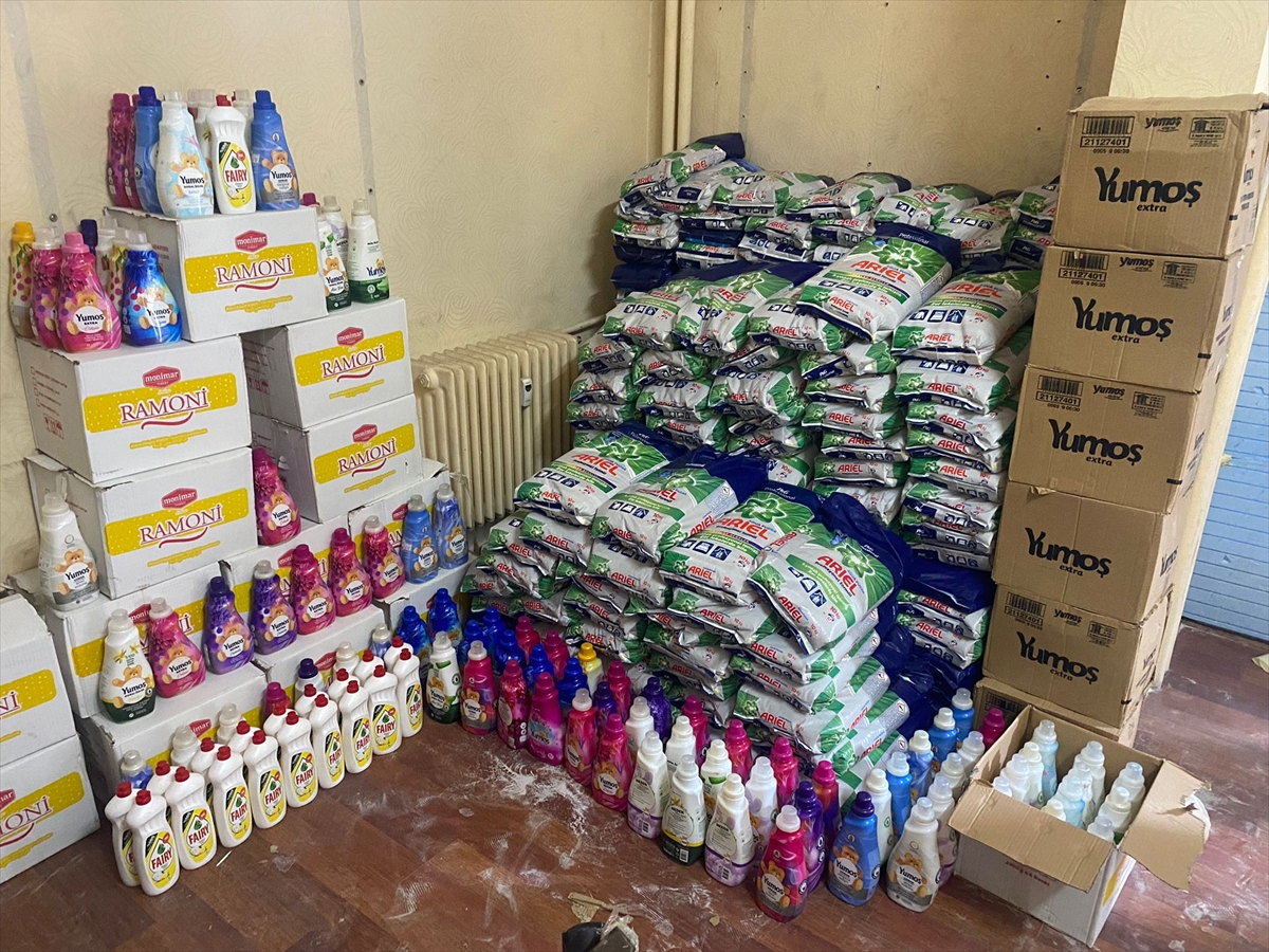 Konya'da 2312 Kilogram Sahte Deterjan Ele Geçirildi