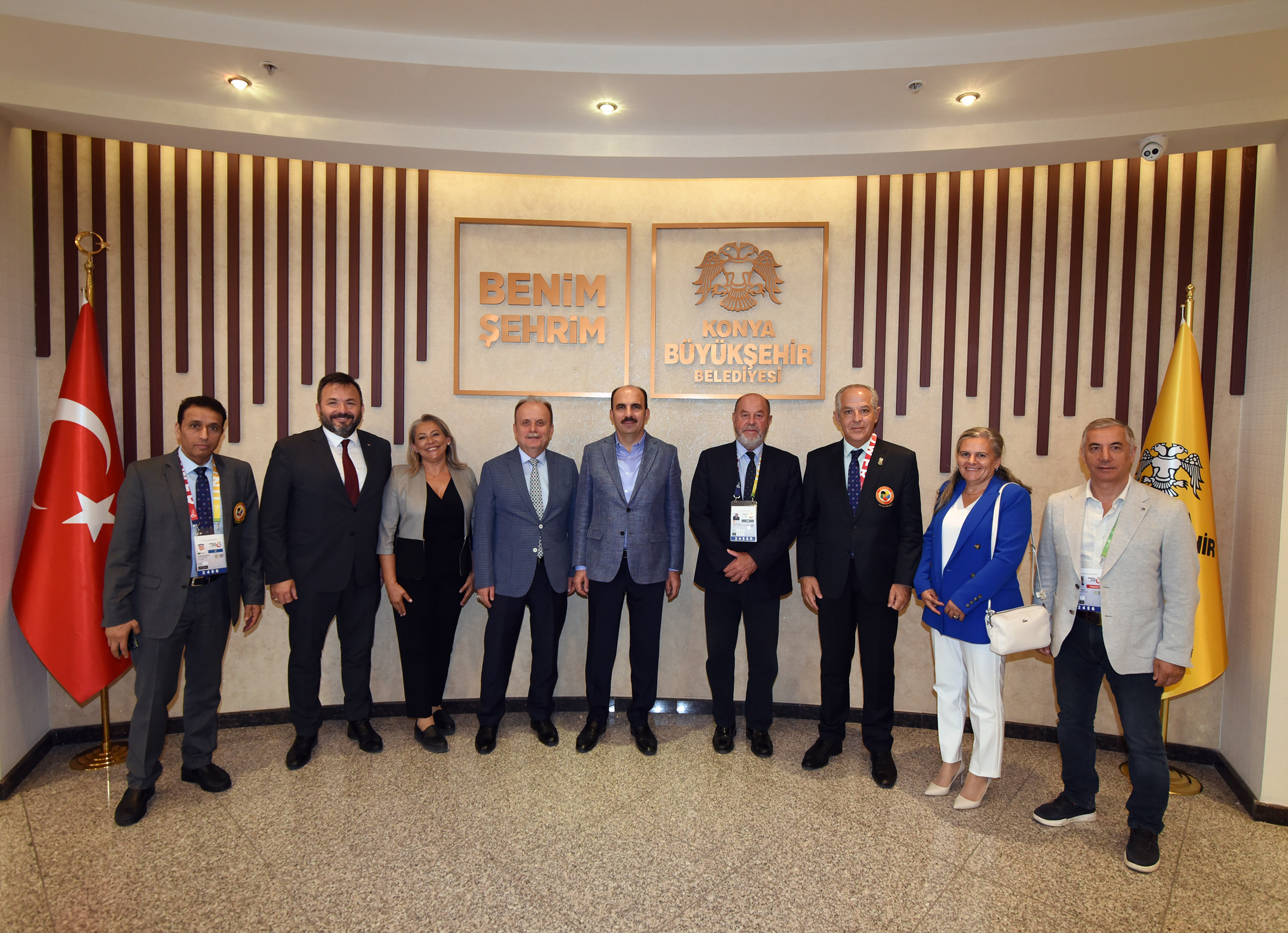 Dünya Karate Federasyonu Başkanı Espinos Başkan Altay’la Buluştu