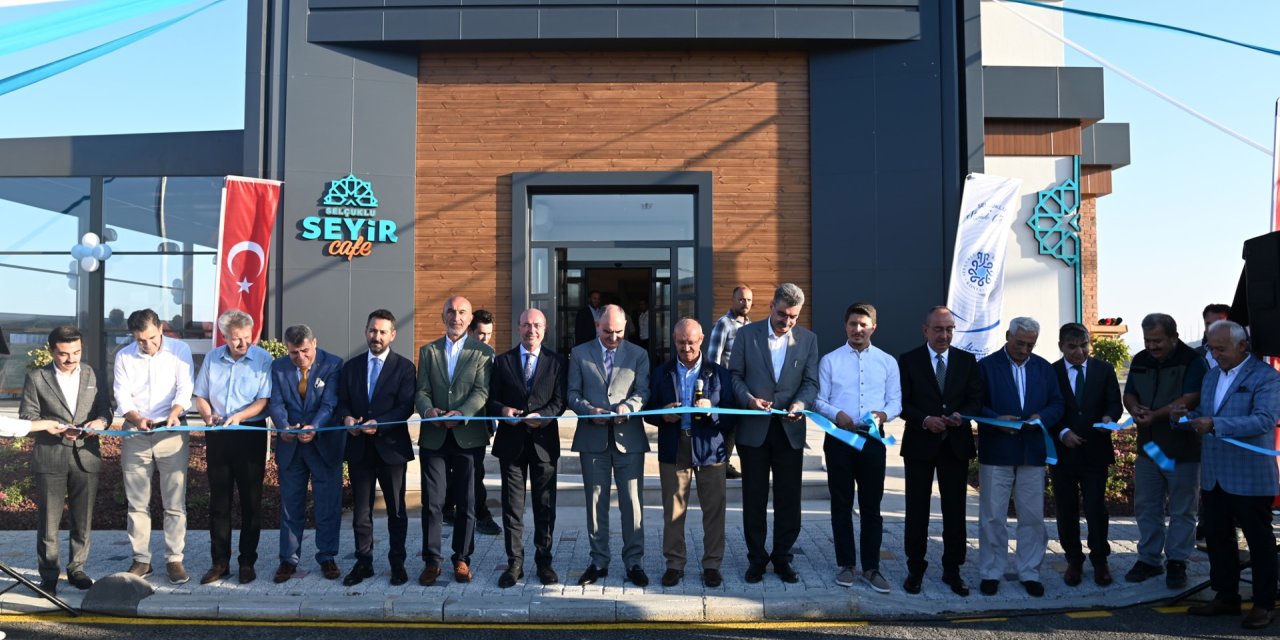 Selçuklu Seyir Tepesi'ne İki Güzel Mekan Daha Açıldı