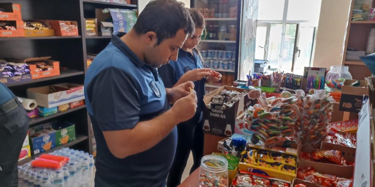 Siirt'te zabıtadan okul kantinlerine denetim