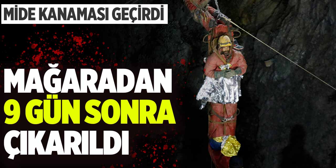Mide kanaması geçiren ABD'li bilim adamı 9 gün sonra mağaradan çıkarıldı