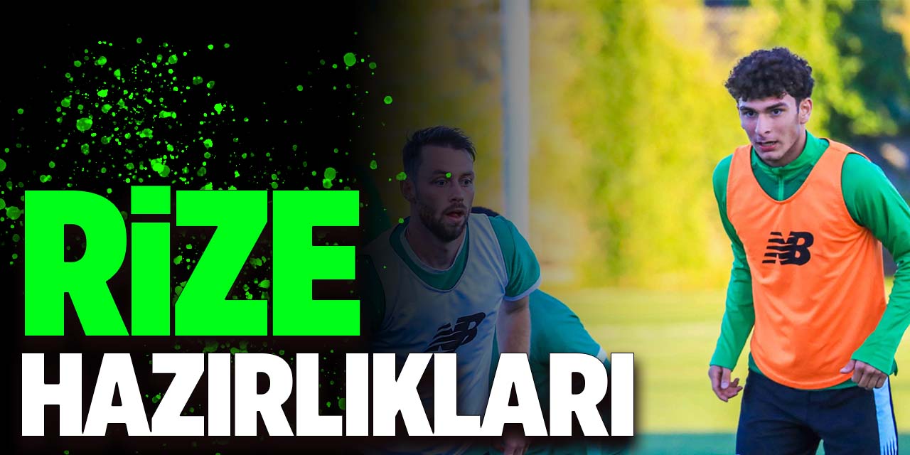 Konyaspor'un Rize Hazırlıkları Tam Gaz