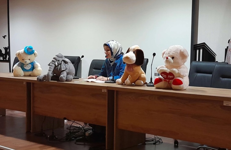 Konya'da çocuklara 'masal saati' etkinliği