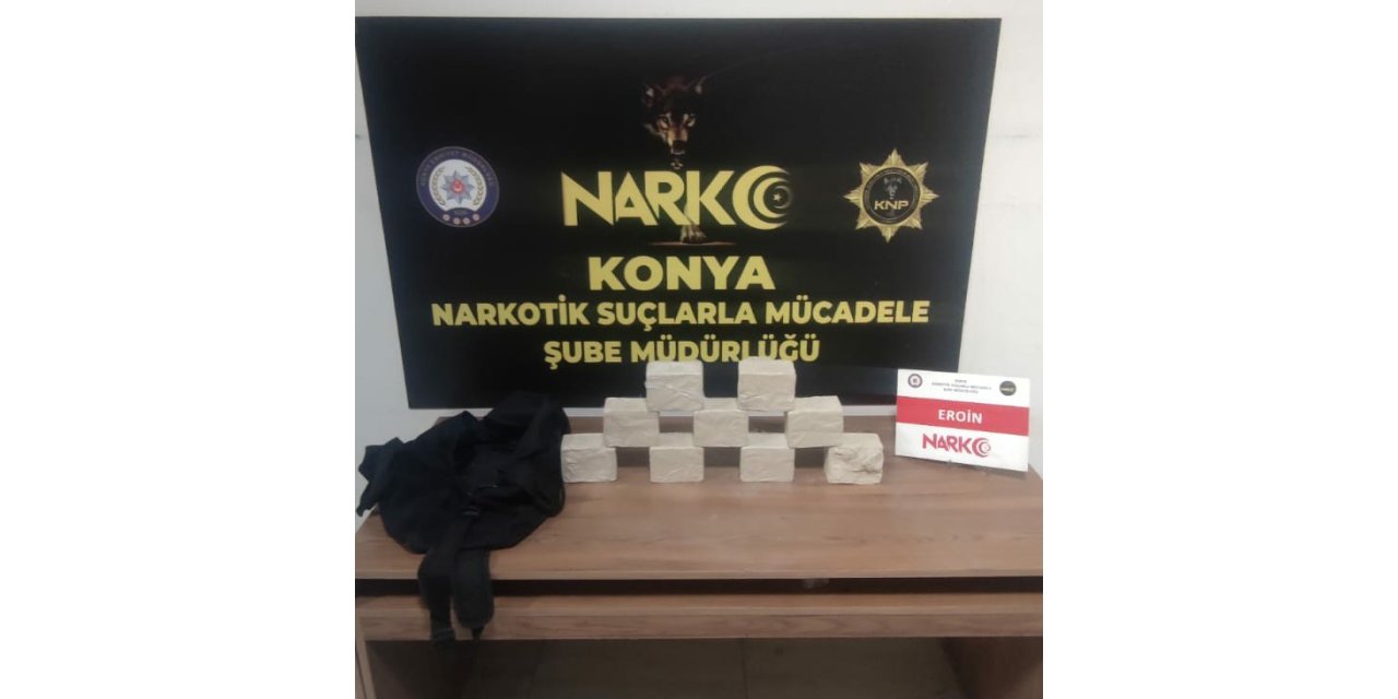 Zehir Tacirleri Konya Polisinden Kaçamadı!