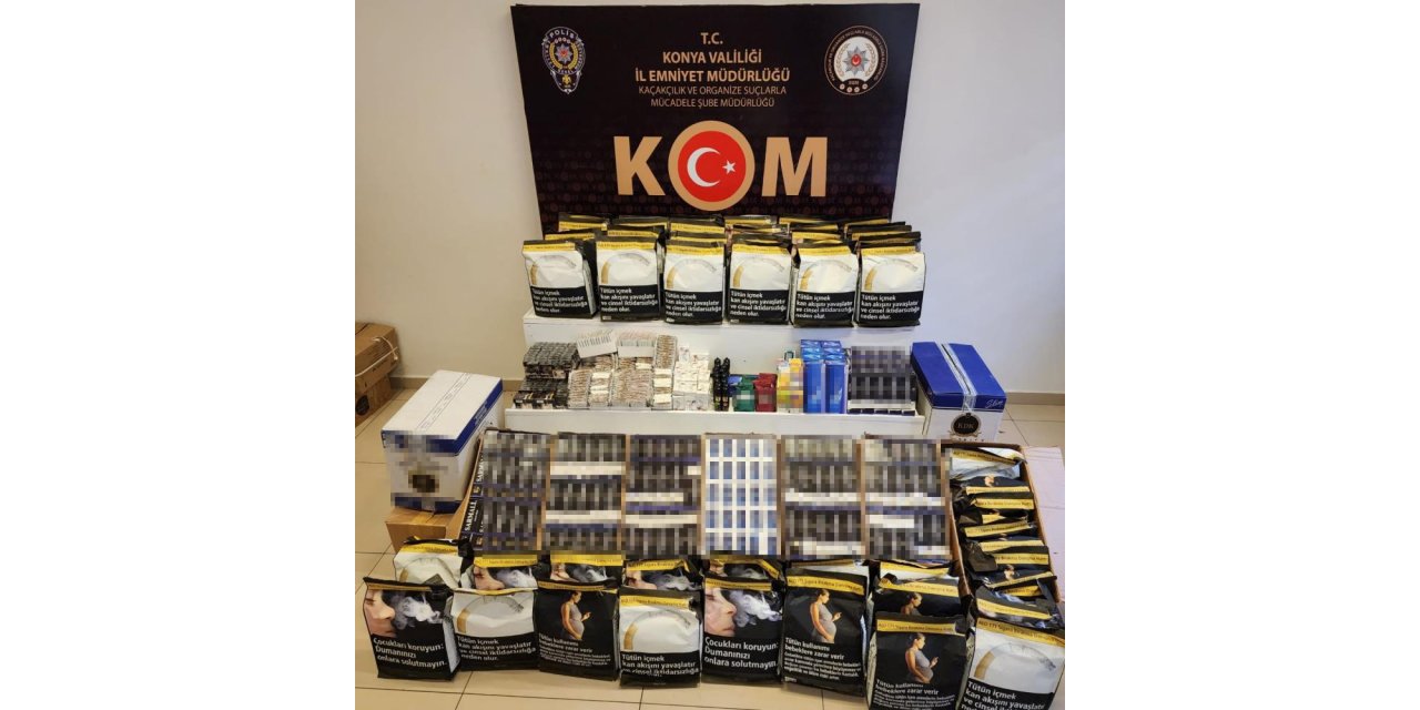 Konya Emniyeti kaçakçılara göz açtırmıyor