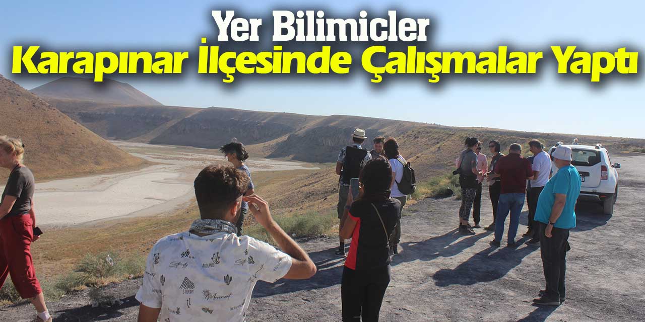Farklı ülkelerden gelen yer bilimciler Meke Gölü ve obrukları inceledi