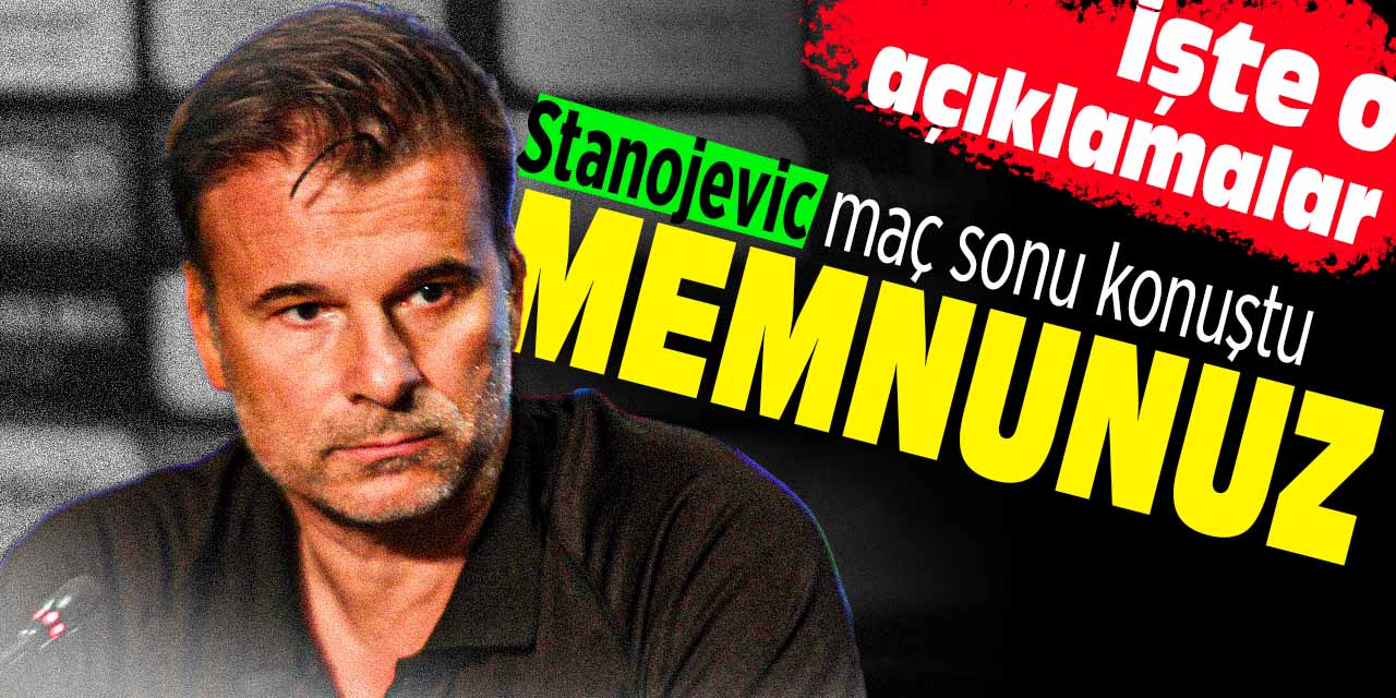 Stanojevic, üretken bir Konyaspor istiyor