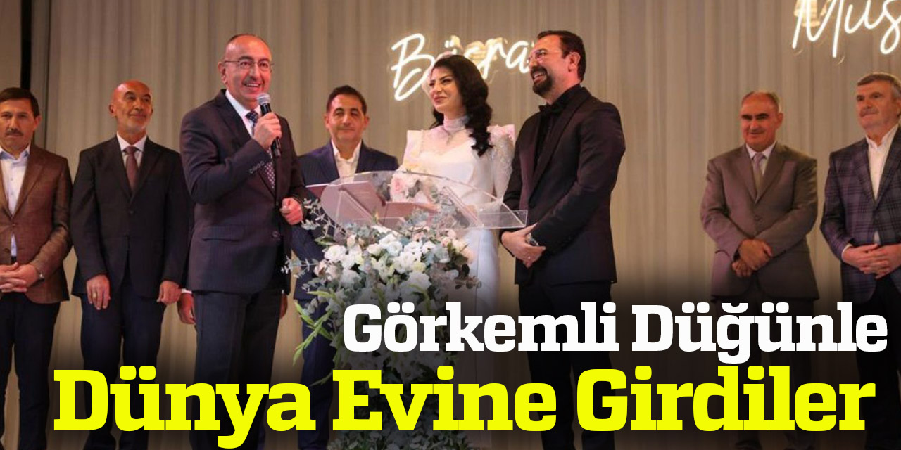 Görkemli düğünle Dünya Evine Girdiler