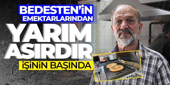 Bedesten'in emektarlarından Yarım asırdır her gün sabah namazından önce dükkanını açıyor!