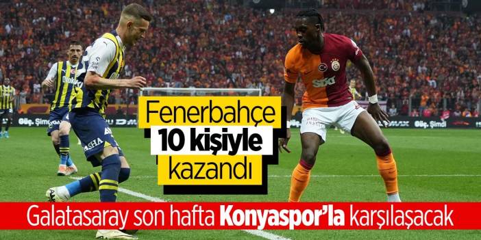 Dev derbide kazanan Fenerbahçe! Kanarya Aslan'ı 10 kişiyle mağlup etti