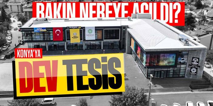 Konya'ya yeni sosyal tesis! Oraya açıldı, içinde ne ararsan var