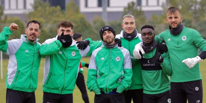 Konyaspor antrenmanlarına hız kesmeden devam edecek