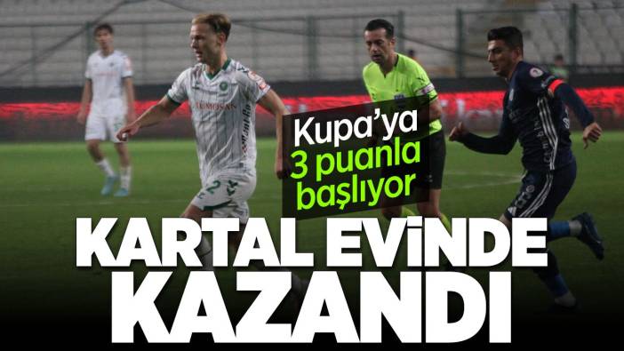 Konyaspor Kupa'ya 3 puanla başlıyor: Evinde Antalyaspor'u 1-0 mağlup etti