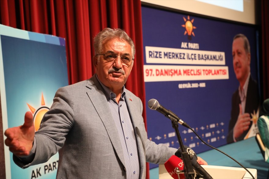 AK Parti Genel Başkan Yardımcısı Yazıcı, Rize'de partililere seslendi:
