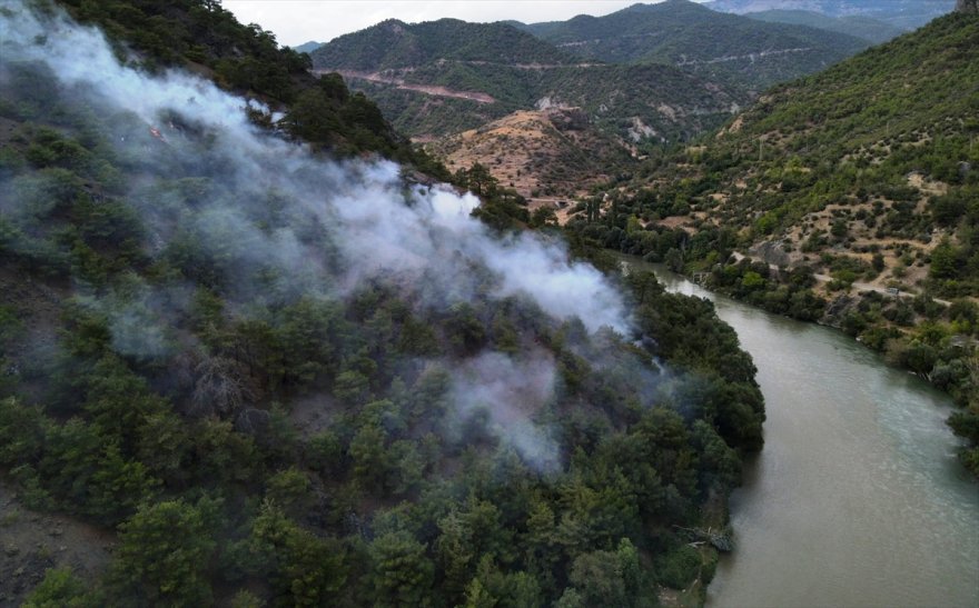 Amasya'da ormanlık alanda çıkan yangın söndürüldü