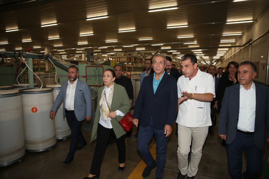 AK Parti milletvekilleri Diyarbakır OSB'de incelemelerde bulundu