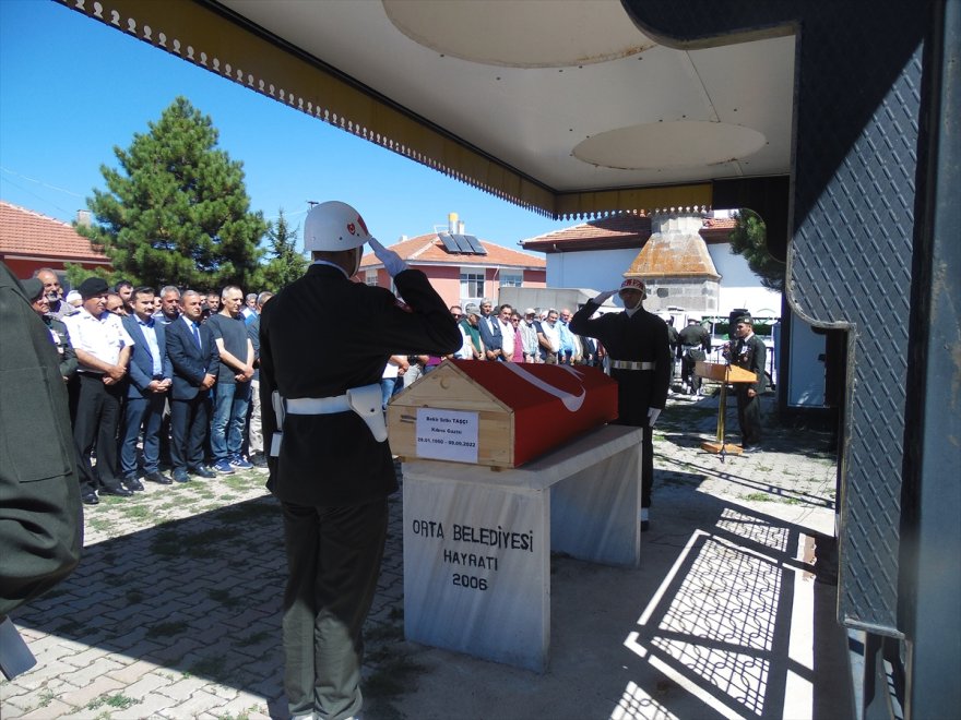 Vefat eden Kıbrıs gazisi Çankırı'da son yolculuğuna uğurlandı