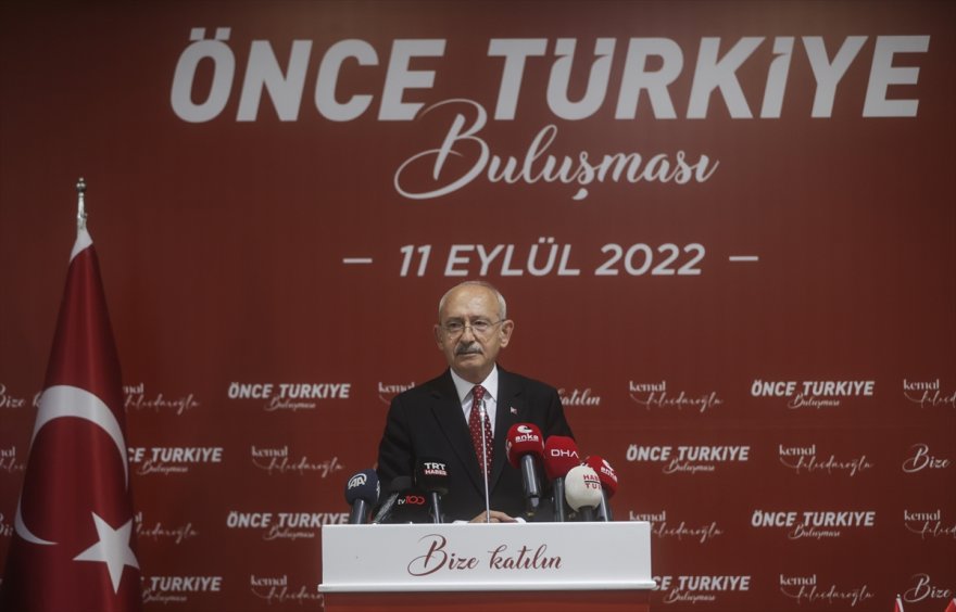 CHP Genel Başkanı Kılıçdaroğlu, "Önce Türkiye Buluşması"nda konuştu: