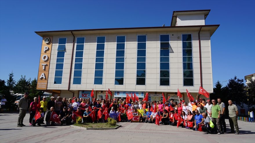 Sakarya Zaferi'nin 101. yıl dönümü dolayısıyla Polatlı'da yürüyüş düzenlendi