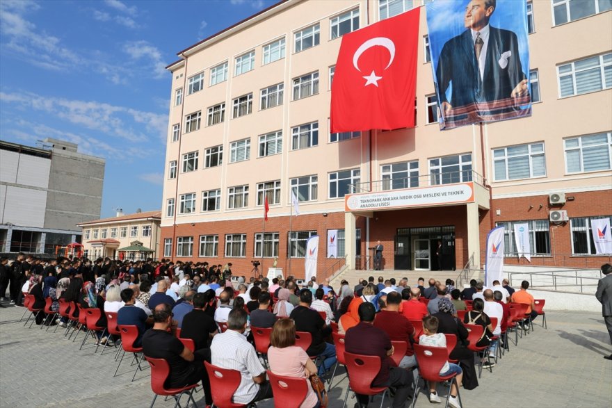 Teknopark Ankara İvedik OSB Mesleki ve Teknik Anadolu Lisesi törenle açıldı